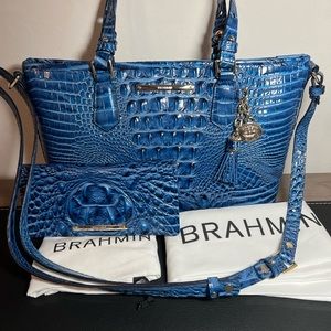 Brahmin Mini Asher w/ Matching Ady Wallet